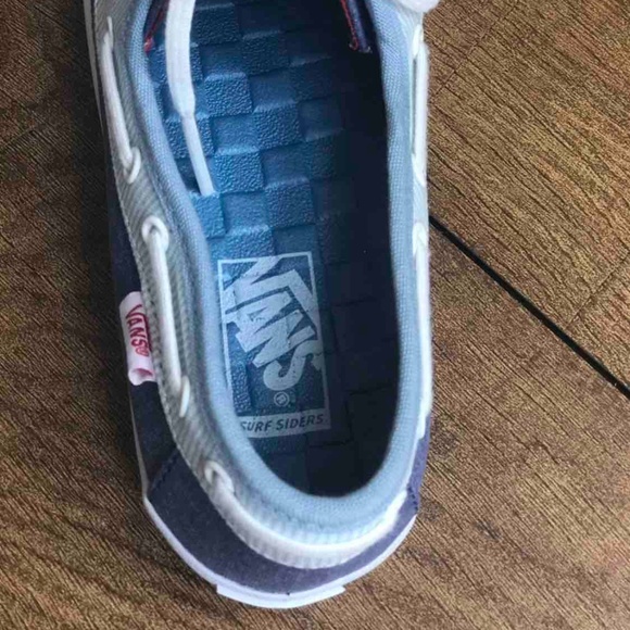 🔥SALE!🔥 NWT VANS Chauffeur Canvas Blue Sneakers Logo Kid’s AUTHENTIC 000SE9F6H - Picture 8 of 8